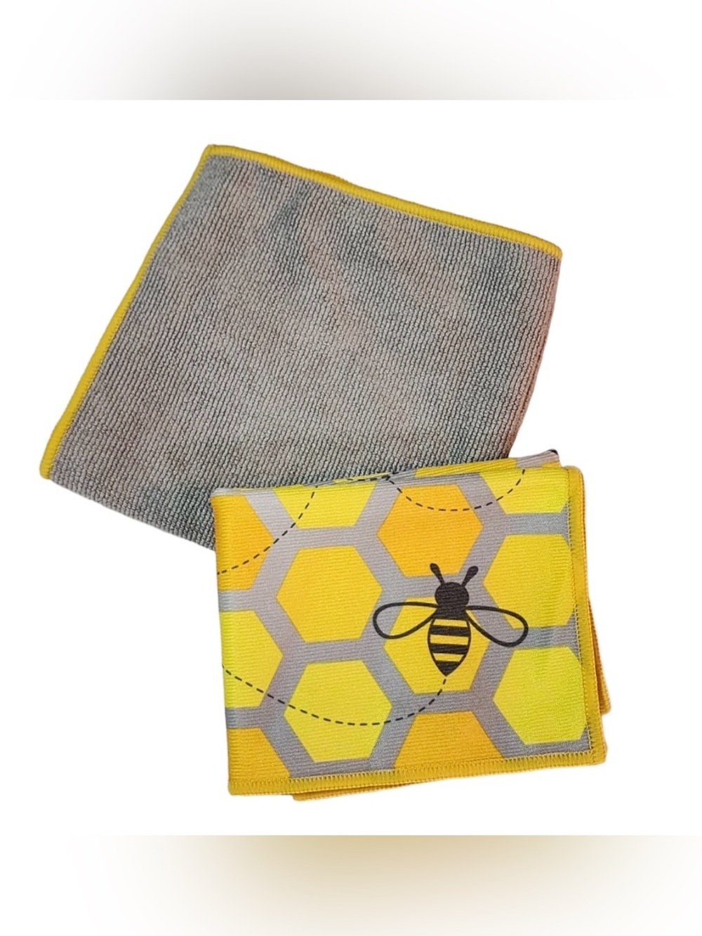 Norwex Enviro Cloth and Window Cloth Basic Package Bees and Graphite NWT
